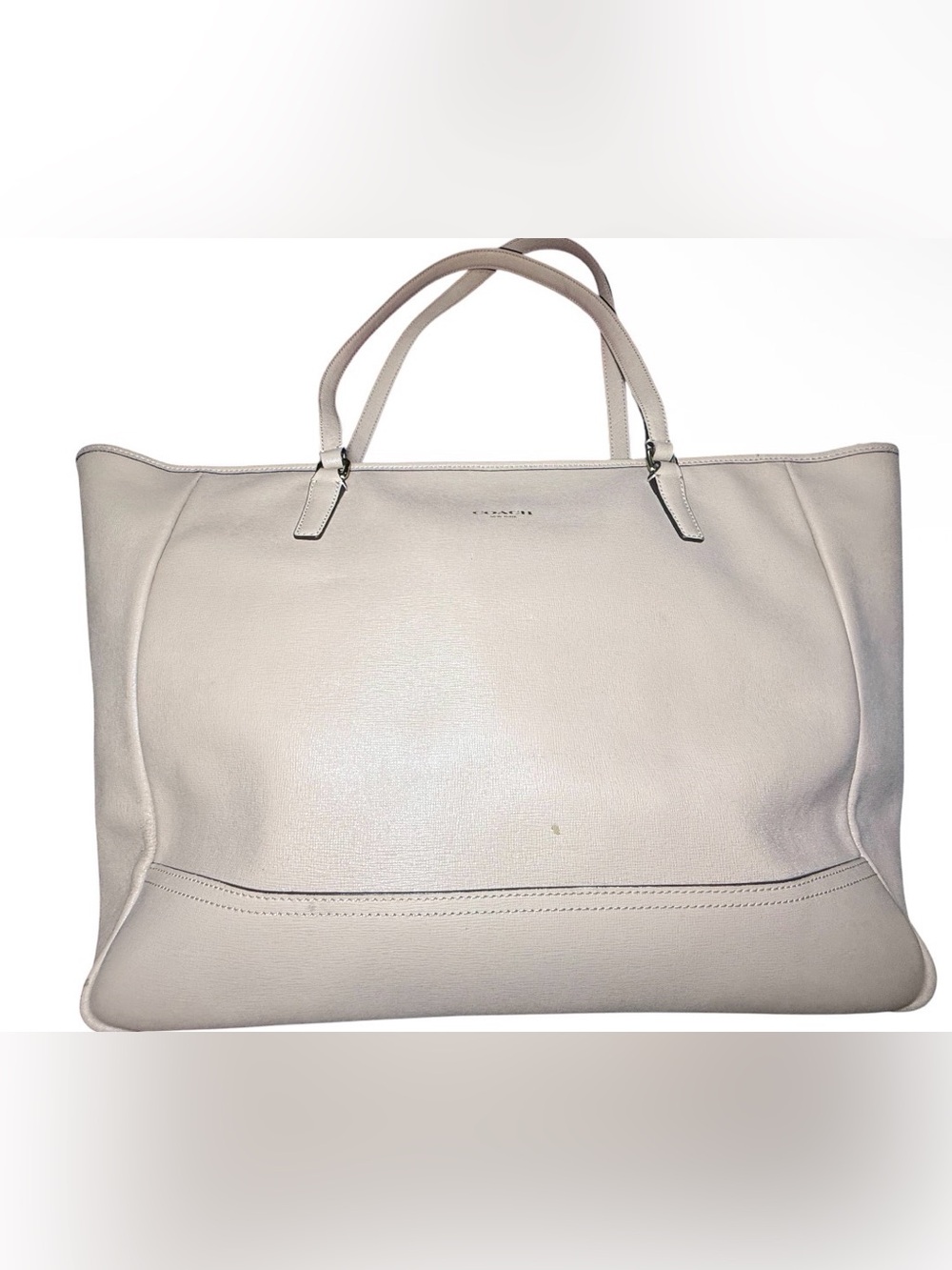 2013 Coach Saffiano Leather East West City Tote